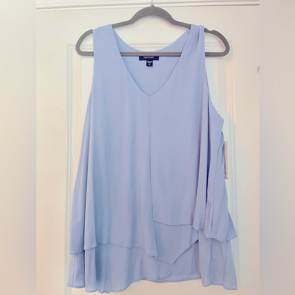 NWT Karen Kane asymmetrical sleeveless top